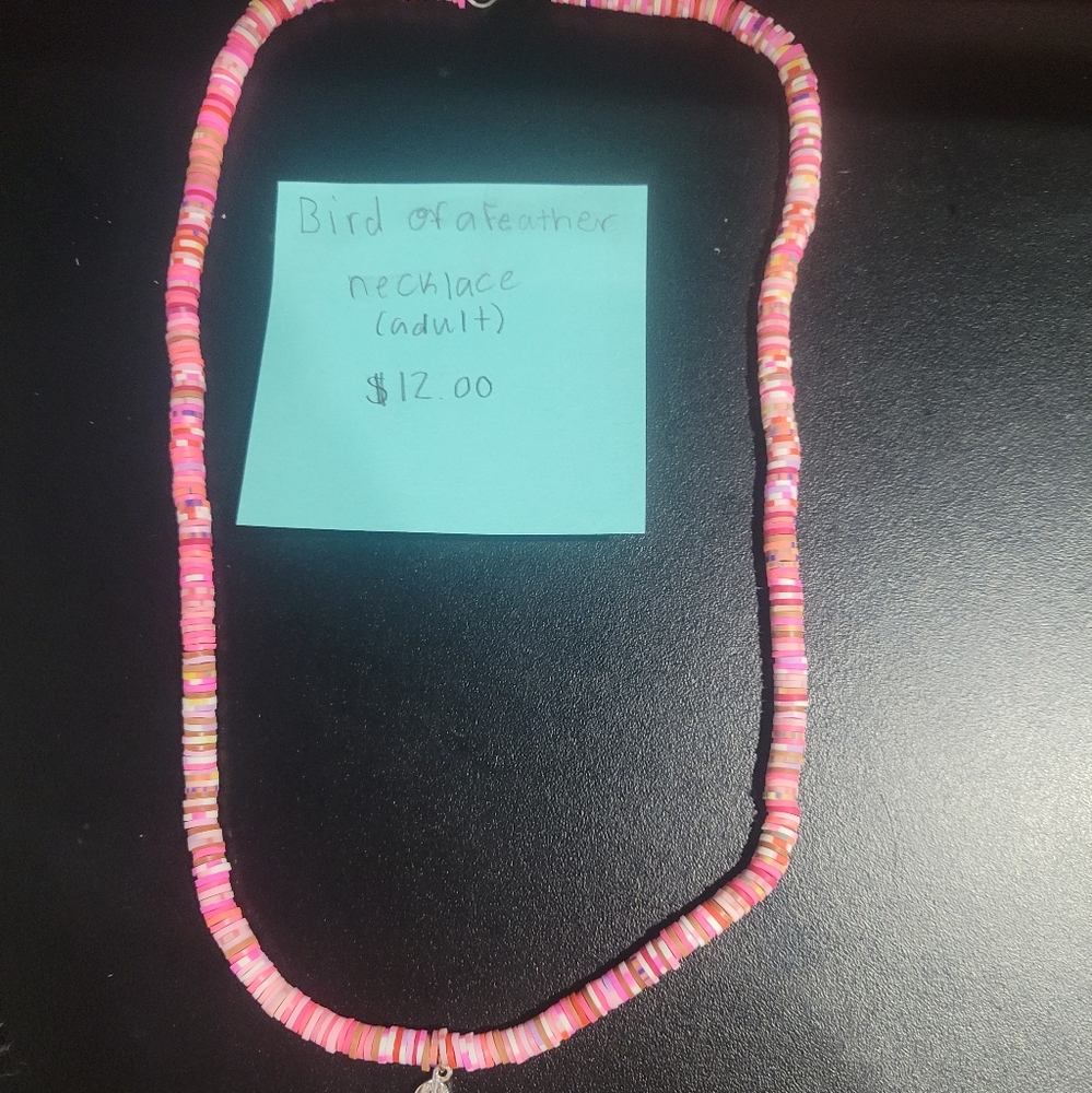 Handmade Clay bead necklace